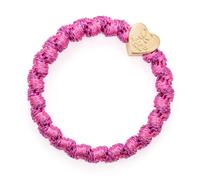 By Eloise London Gold Heart Woven couleur Bubblegum Pink