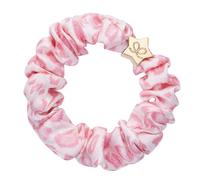 By Eloise London Gold Star Silk Scrunchie couleur Pink Leopard
