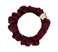 By Eloise London Gold Star Silk Scrunchie couleur Sangria