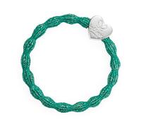 By Eloise London Metallic Silver Heart couleur Biscay Green