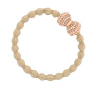 By Eloise London Rose Gold Bling Bow couleur Sand