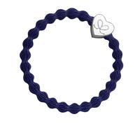 By Eloise London Silver Heart couleur Navy Blue