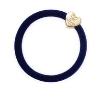 By Eloise London Velvet Gold Heart couleur Navy Blue