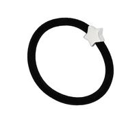 By Eloise London Velvet Silver Star Black