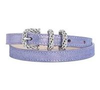 By Far Kat Bluebell Jeans Lame Leather Bluebell Taille: L | Ceintures Outlet | Femme | Bleu