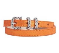 By Far Kat Burnt Orange Jeans Lame Leather Burnt Orange Taille: S | Ceintures Outlet | Femme | Orange