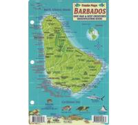 By Franko Maps Ltd. Barbados Dive Map & Reef Creatures Guide Franko Maps Laminated Fish Card [Map]