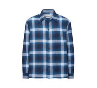 By Garment Makers Chemise 'Storm' bleu marine / bleu ciel / blanc, Taille S