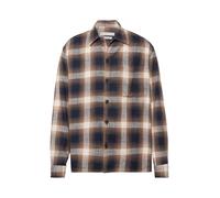 By Garment Makers Chemise 'Storm' marron / blanc, Taille M