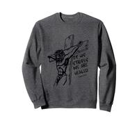 By His Stripes We Are Healed Cross Jésus Sweatshirt