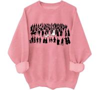 By His Wounds Christian Sweatshirt Christian Jesus Hoodie The Hem of His Garment Chemise à manches longues, rose, 3XL
