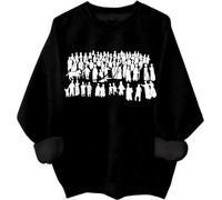 By His Wounds Christian Sweatshirt Christian Jesus Hoodie The Hem of His Garment Chemise à manches longues, Noir , 3XL