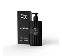 BY MIA Cream Cologne Aurum 230 ml - Parfum ambre doré | Crème Cologne après-rasage pour homme | Finition lisse et raffinée
