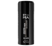 BY MIA Hair Building Fibres à la kératine 21 g marron | Fibres capillaires pour cheveux clairsemés | Poudre épaississante en poudre | Correcteur de perte de cheveux pour femmes et hommes