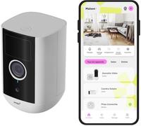 By Netatmo, Caméra De Sécurité Intérieur & Extérieur 2K Sans Fil, Angle De Vue 140°, Ip65 Waterproof, 64 Sd/Cloud Storage, Motion/Human Detection, 9600Mah Battery, 2-Way Audio, Owc-01