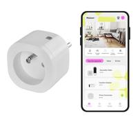 by Netatmo Prise Connectée (Type E) Programmable, Suivi de Consommation, Contrôle à distance, Compteur d'Énergie, Arrêt Différé