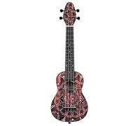By Ortega Pack Ukulele Soprano Keiki Rouge Soprano
