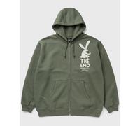 By Parra END THE BUNNY ZIP HOODED SWEATSHIRT men Hoodies|Zippers green taille: L