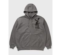 By Parra END THE BUNNY ZIP HOODED SWEATSHIRT men Hoodies|Zippers grey taille: S