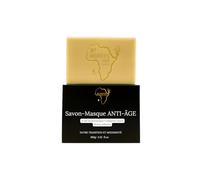 BY PEPITES Visage & Cou, Savon & Masque Anti-Âge, Acide Hyaluronique et Collagène Marin, Soin 2-en-1, Peaux Mûres, 100g