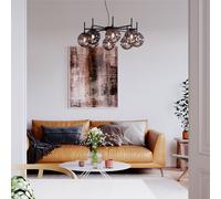 By Rydéns Boyle Suspension E27 à 8 sources lumineuses, 4202030-4505,