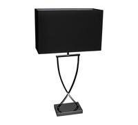 By Rydéns Lampe de table Omega 69 cm Noir-chrome