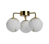 By Rydéns Plafonnier Bellagio 3-lite Laiton-blanc