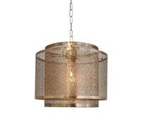 By Rydens - Plafonnier HERMINE en Métal - Couleur Laiton diamètre 34cm