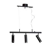 By Rydéns Lampe à suspension Puls Bar 80 cm Noir mat