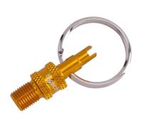 by.Schulz Mini Tool Adaptateur de Valve Adulte Unisexe, Or, Taille Unique