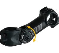 by.schulz Potence 1-1/8' 'Stem Pro SDS Super Strong', longueur : 110 mm (-20/+40°), guidon : 31,8 mm, alu, noir