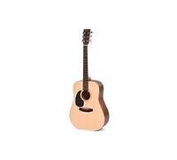 by Sigma D-10L - Guitare acoustique Dreadnought gaucher Série 10 - Naturel satiné