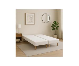 by sommiflex SOMMIER TAPISSIER Blanc 70x200x2 (140x200) | Fabrication FRANÇAI
