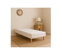 by sommiflex SOMMIER TAPISSIER Blanc 90x190 cm | Fabrication FRANÇAISE ARTISA