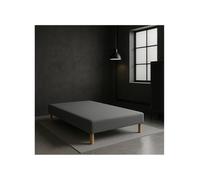 by sommiflex SOMMIER TAPISSIER Gris 140x190 cm | Fabrication FRANÇAISE ARTISA