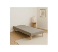 by sommiflex SOMMIER TAPISSIER Gris 90x200 cm | Fabrication FRANÇAISE Artisan