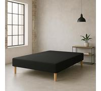 by sommiflex SOMMIER TAPISSIER Noir 140x200 cm | Fabrication FRANÇAISE ARTISA