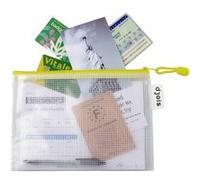 by tarifold Pochette à zip ZIPPER, A4, PVC, vert
