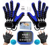 BY-TechSphere (Gauche + Droite),Gants Électroniques, Exercices De La Main Pour Les Patients Victimes d'Un Accident Vasculaire Cérébral, Gant d'Entraînement Des Doigts Pour l'Hémiplégie.