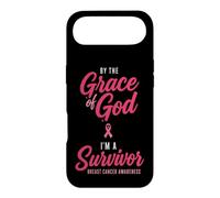 by The Grace God I'm A Survivor Breast Cancer Awareness Coque pour iPhone Air