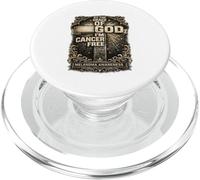 by The Grace God I'm Melanoma Cancer Free Fighter Faith PopSockets PopGrip pour MagSafe