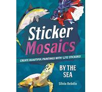 By The Sea: Create Beautiful Paintings With 1,212 Stickers!