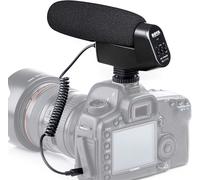 By-Vm600 Microphone Cardioïde Directionnel À Condensateur 3,5 Mm Pour Appareil Photo Canon Nikon Sony Pentax Dlsr (Pare-Brise En Mousse Et Fourrure Inclus)[SHY9291410]