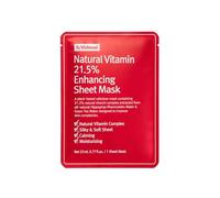 BY WISHTREND C21.5 Masque Tissu Anti-âge Natural Vitamin C Enhancing Sheet Mask 23g (1 masque)