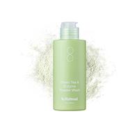 BY WISHTREND Nettoyant pour le visage en poudre de thé vert et d'enzymes, tout-en-un, nettoyant quotidien hydratant pour le visage et exfoliant doux pour les pores et les points noirs (3,88 onces (1))