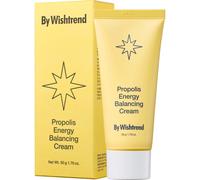 BY WISHTREND Crème Équilibrante Énergétique à la Propolis 50 ml, 10% de Propolis, Crème visage pour peaux grasses, Améliore la barrière cutanée, Riche en antioxydants, Hydratant probiotique
