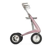 byACRE Carbon Overland Déambulateur tout-terrain, 6,7 kg, Or Rose | Déambulateur tout-terrain en carbone le plus léger au monde, avec siège, roues pneumatiques, pliable, intérieur/extérieur