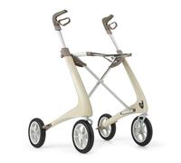 byACRE Déambulateur ultra léger en carbone | Seulement 4,8 kg | Pour l'intérieur et l'extérieur | Pliable et léger dans le coffre et en voyage (Blanch huître, Taille Standard)