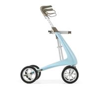 byACRE Déambulateur ultraléger en carbone - Déambulateur en carbone le plus léger au monde - Seulement 4,8 kg | Utilisation intérieure et extérieure | Pliable avec siège et facile à transporter (bleu
