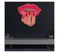 BYAMBD Décor Mural Lumière Enseigne Au Néon Réutilisable Pour Salon De Manucure, Lumière Alimentée Par USB, Variable, Pour Salle De Beauté, Décoration Murale De Fête(UNE)